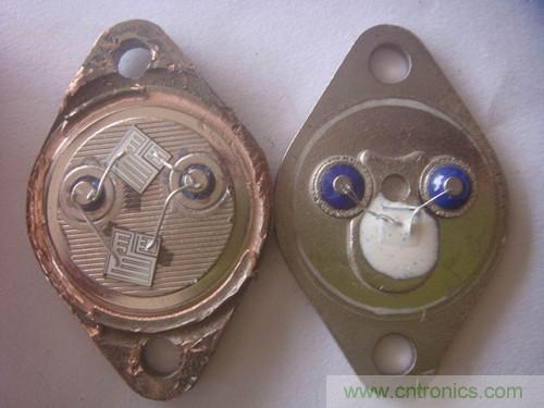 暴力拆解對比:進(jìn)口金封三極管VS國產(chǎn)金封三極管