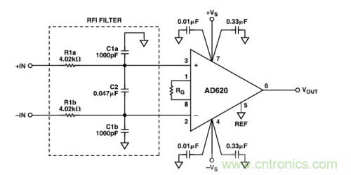 放大電路普及:射頻干擾整流誤差電路設(shè)計