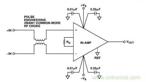 放大電路普及:射頻干擾整流誤差電路設(shè)計