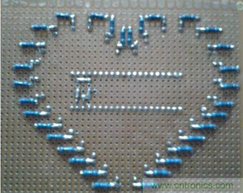  &ldquo;心&rdquo;型LED 焊接電阻圖