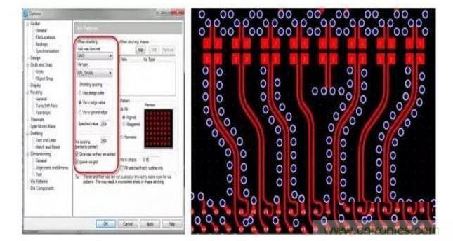PCB 設(shè)計(jì)工具如果能夠控制共面波導(dǎo)和波導(dǎo)過孔的創(chuàng)建，將有助于顯著減少設(shè)計(jì)錯(cuò)誤和縮短設(shè)計(jì)時(shí)間。