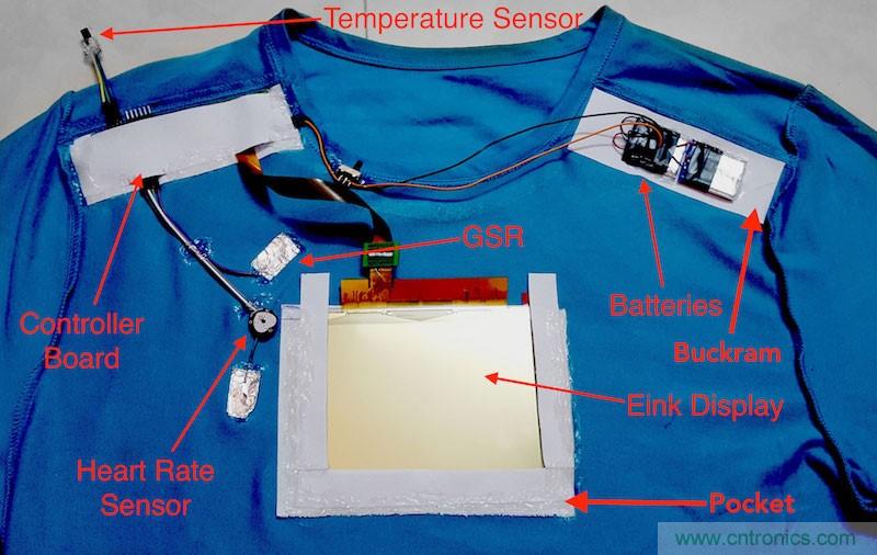 如何DIY一款能監(jiān)控個(gè)人情緒的電子T恤？