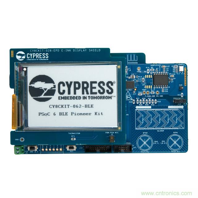Cypress Semiconductor PSoC 6 BLE Pioneer 套件現(xiàn)已入庫(kù) Digi-Key；客戶預(yù)訂訂單陸續(xù)發(fā)貨中