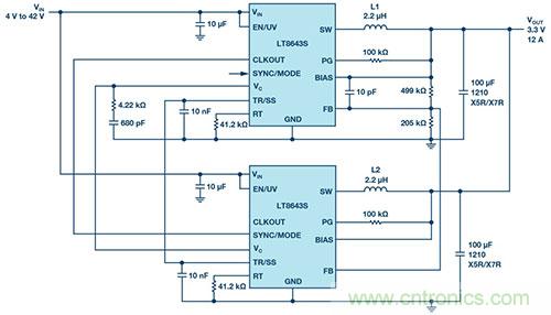 42 V、6 A（峰值7 A）、超低EMI輻射、高效率降壓型穩(wěn)壓器