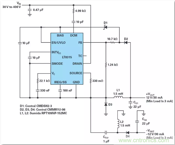 這是真的嗎？采用單IC也能構(gòu)建緊湊、高效的雙極性穩(wěn)壓器？