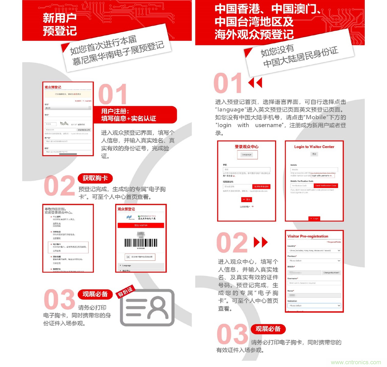 2020慕尼黑華南電子展觀眾預(yù)登記通道開啟！