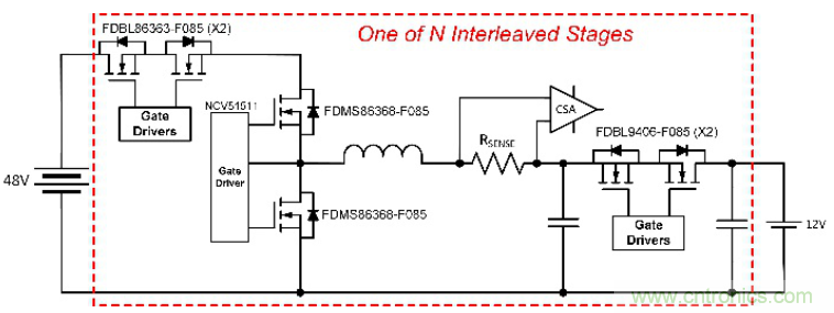 在輕度混合動(dòng)力汽車(chē)中利用功率模塊和寬禁帶實(shí)現(xiàn)雙電池管理