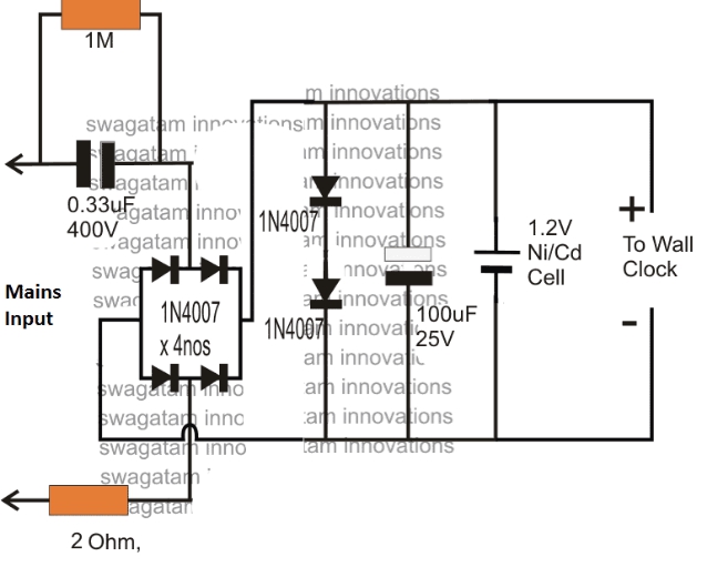 一個(gè)簡(jiǎn)單的無(wú)變壓器1.5V DC電源電路 一個(gè)簡(jiǎn)單的無(wú)變壓器1.5V DC電源電路
